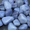 Blue Quartz Tumbled (1 LB) One Pound Bulk Wholesale Lot