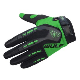Wulfsport Adult Attack Motocross Gloves MX Motorcycle Motorbike Gloves - Green XL
