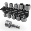 XUDYVCO 10PCS Power Nut Driver Set for Impact Drill, Professional