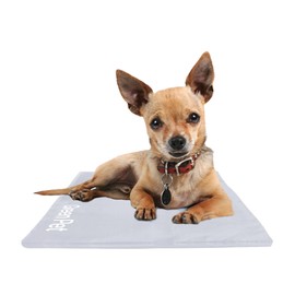 The Green Pet Shop Dog Cooling Mat Cover - Extra Small, Cloud - Protect Your Cool Pet Pad from Dirt & Damage - Machine Washable