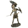 Athena Greek Goddess Bronzed Statue Sculpture Minerva