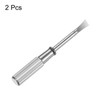 sourcing map 2pcs Mini Bracelet Screwdriver 4mm Titanium Steel Slotted