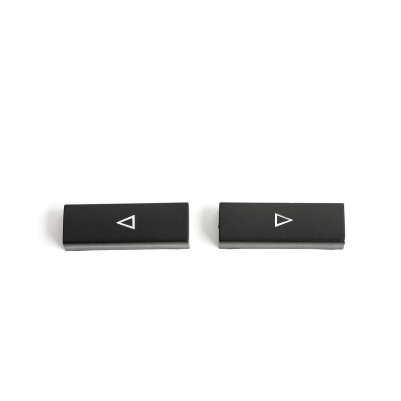 LST CD Radio Buttons Set Cover 16 Pieces Black RCD300