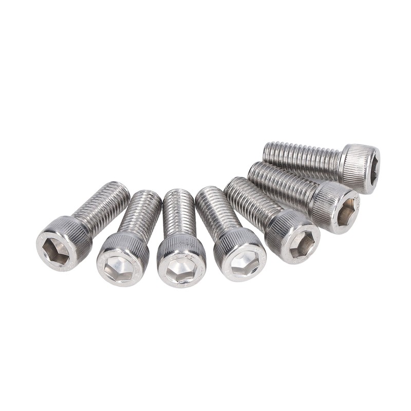 20Pcs Bolt Socket Cap Screws Coarse Thread A2‑70 Stainless Steel