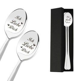 Anniversary gift for him, gifts for girlfriend, partner gifts, ice cream spoon, birthday gift for girlfriend, couple gifts, gift for partner, couple gifts, Valentine's Day gifts