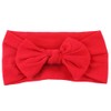 AKOAK 1 Pack Solid Color Skin-friendly Baby Headband Elastic Soft