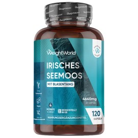 WeightWorld Irish Sea Moss 4640 mg per Serving - 120 Vegan Capsules