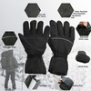 Electric Heated Gloves Touch Screen Waterproof Breathable Adjustable Warm Thermal