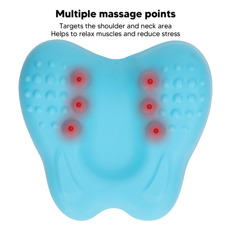 Neck Traction Device Pillow for Muscle Relax Reduce Pain Acupoint