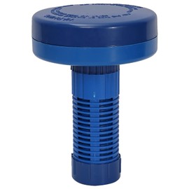 Mini Premium Floater Dispenser for Spa, Hot Tube and Small Pools, 1-1.8'' Floating Bromine Holder for Indoor & Outdoor Swimming Pools, Adjustable Chemical Float from 0 to 12 Flow Control (All Blue)