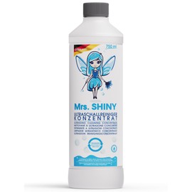 Mrs. SHINY - Ultrasonic cleaner concentrate for glasses, jewellery, teeth and more - For all ultrasonic cleaning devices - Ultrasonic Cleaner - 750 ml