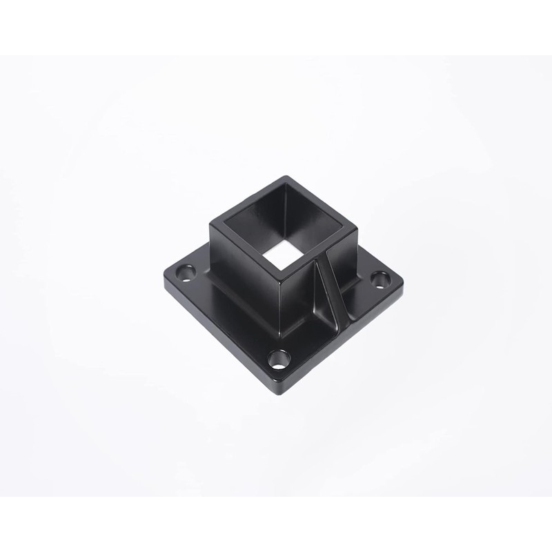 Floor Mount Post Flange for 2" Square Fence Post and