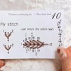 Creative Mini Sewing Book - DIY Card Set, Embroidery Stitches,
