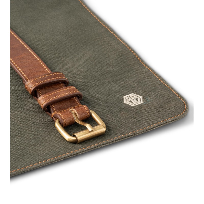 Angus Stoke Knife Bag made of durable Canvas & genuine