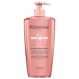 KERASTASE Chroma Absolu Bain Riche Chroma Respect Shampoo - Nourishes & Protects Color, Seals Fiber Porosity, For Medium to Thick Hair, 16.9 Fl Oz