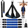 ALongSong Pull Up Assistance Bands with Foot Support Pedal -