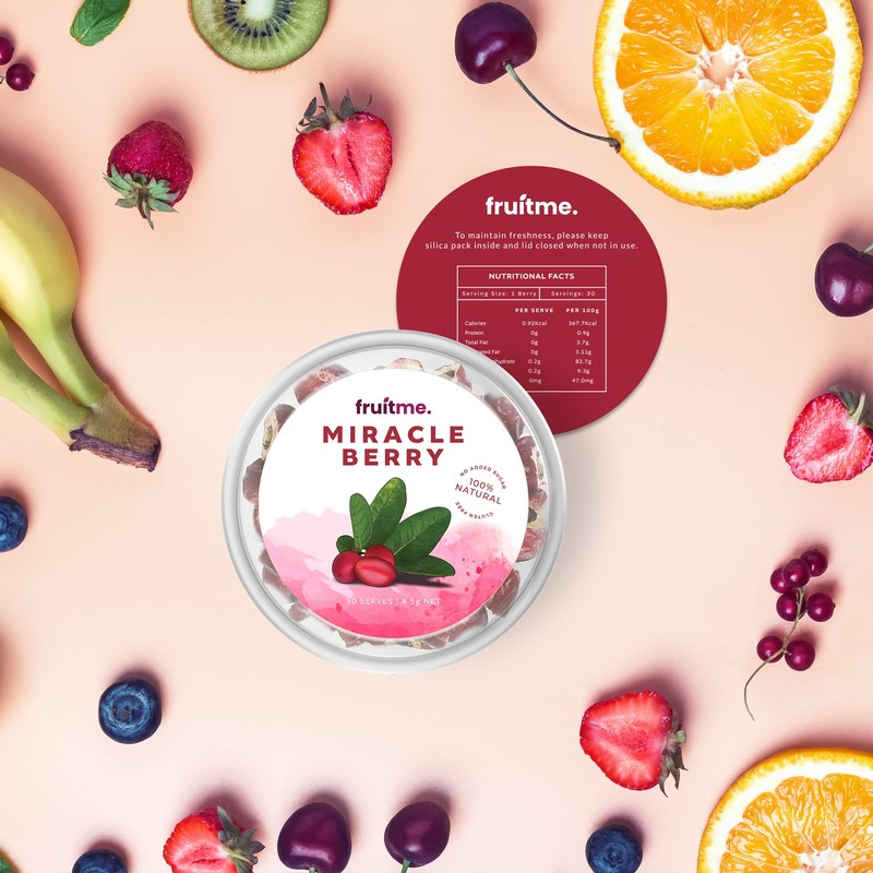 Miracle Berry Whole Fruit - 30 Gently Dried Miracle Fruit