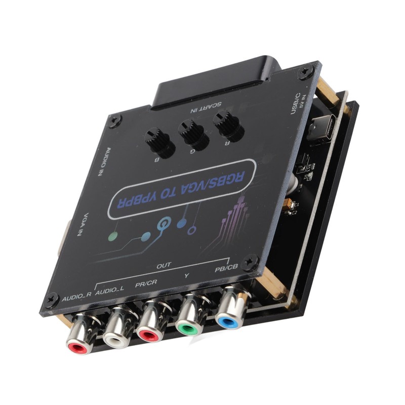 RGBS VGA SCART to YPBPR Component Converter for SFC for