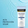 Protector solar Neutrogena Ultra Sheer 70FPS en crema 88mL