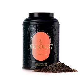 Brook37 Liquid Luxor - Premium Loose Leaf Black Tea | Smooth, Sweet Honey Notes | Floral Aroma | Caffeinated | 50g Decorative Tin | Plastic Neutral Brand | Ideal Tea Gifts