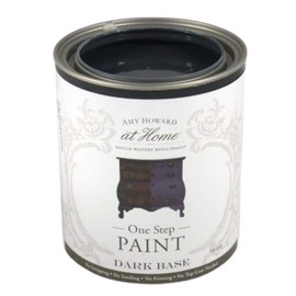 Amy Howard Home | One-Step Paint | Chalk Finish Paint | Eco-Friendly | No Stripping, Sanding or Priming | Multi-Surface Furniture & Cabinet Paint - (Black,16 OZ)