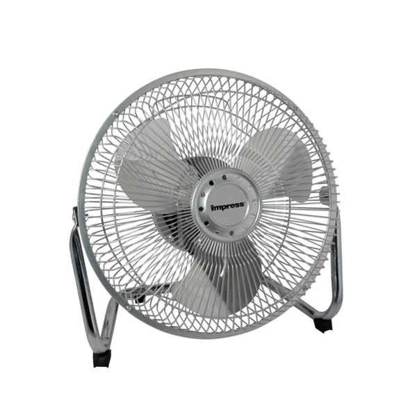 Better Chef Impress IM-709V Floor Fan, 9 Inches, White |