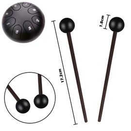 HAICN Rubber Beaters Percussion Instrument Kit Percussion Instrument Parts Percussion Instruments Playing Yoga Mind Healing Meditation for Kids Adults