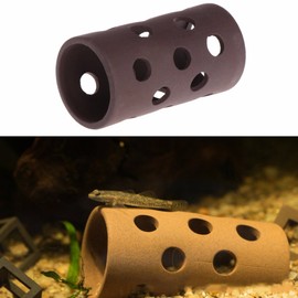 Lottoy® Aquarium Hidden Pipe Breeding Hiding Cave Shelter with Holes for Fish Shrimp Plant Aquarium Decoration (1)