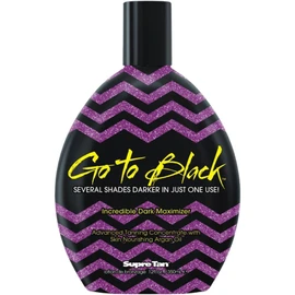 Supre Tan Go To Black - Intense Tanning Formula for Deep, Lasting Results - Dark Maximiser 350ml