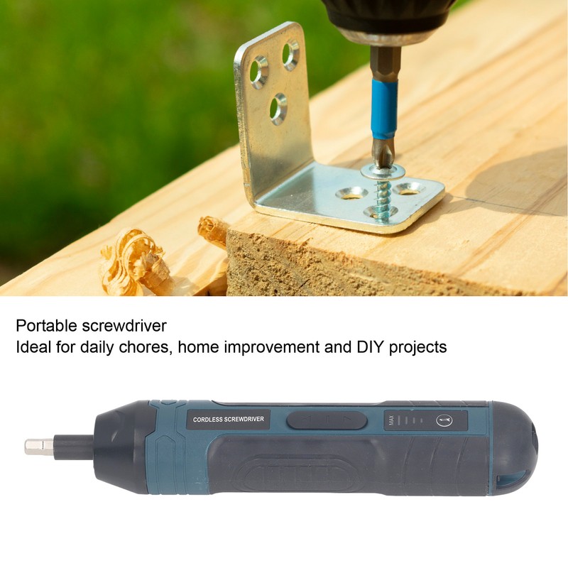 Electric Screwdriver USB Rechargeable 3.6V 4Nm Power Screwdriver with LED