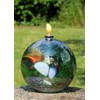D&J Glassware Friendship Oil Lamp (Green)