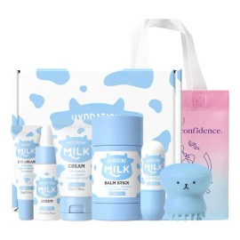 Laikou Milk Skincare Set 5pcs Facial Skin Moisturizing                                                                                                
