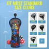 Golf Club Head covers Fairway Wood FW with Interchangeable Number