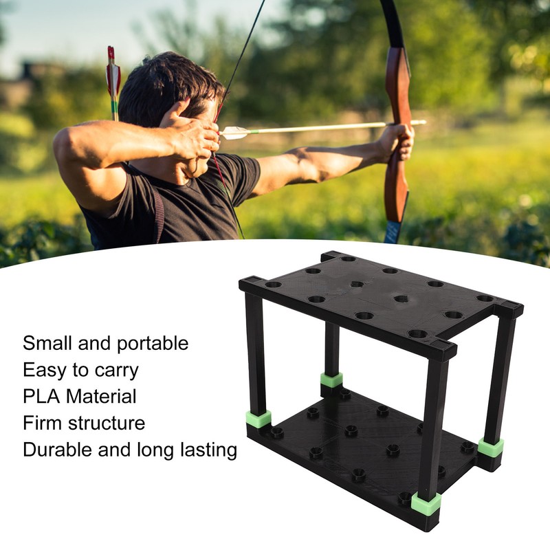 Arrow Separator Stand Arrow Rack PLA Rectangle Shape for Archery