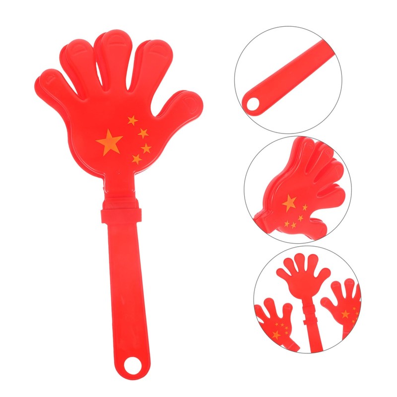 BCOATH 10pcs Jumbo Hand Clappers Large Noisemakers Toy Noise Maker