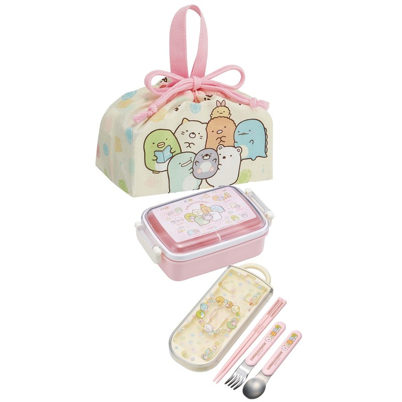 Skater KB7-A Children's Bento Drawstring Bag, Sumikko Gurashi, Mogura House,