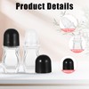 Xyulaan Clear Roll on Bottles, Glass Roller Bottles for Essential