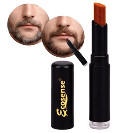Ecosense Beard & Moustache Touchup Stick: Instant Beard Perfection |Ecosense Beard Brown Color Pencil For Men, Beard Pen, Beard Dye for Men Long Lasting Coverage, Mustache, 3 gm.