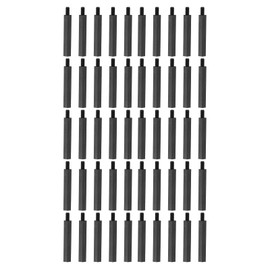 YOKIVE Pack of 50 M3 Standoff Screws Nylon Hexagonal PCB Spacers with High Insulation Effect Hold Height Uniform Large for Motherboard (Black 30 mm + 6 mm)