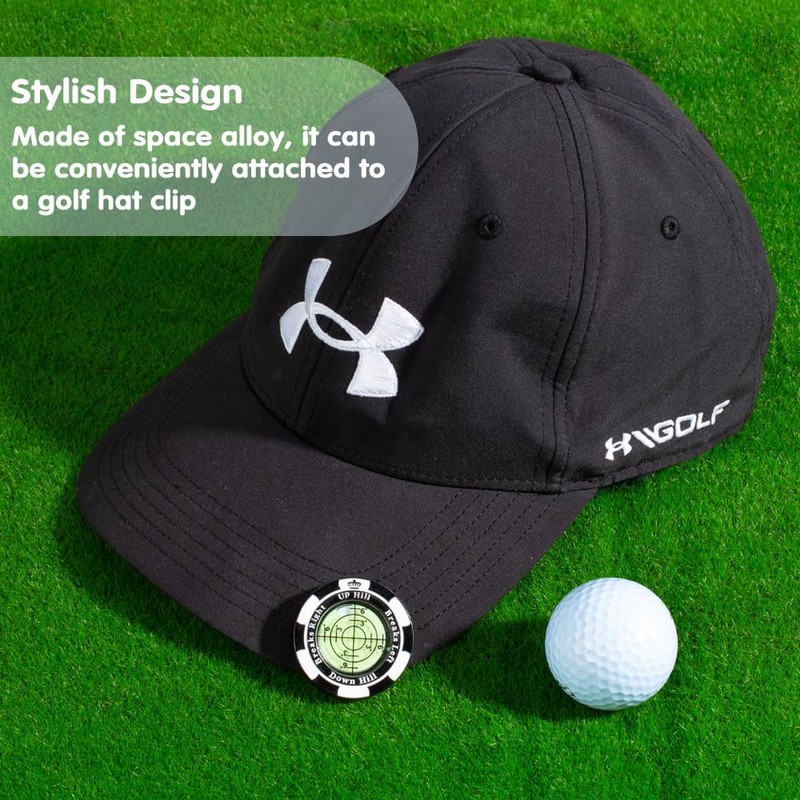 Prodigora Golf Green Reader, Golf Ball Marker Hat Clip with