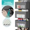 Over The Door Organizer, 4-Shelf Door Hanging Organizer for Nursery,