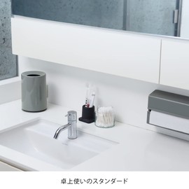 ideaco Mini TUBELOR Gray Trash Can Round Shape 1.2L Diameter 4.9 x Height 7.3 inches (12.5 x 18.5 cm)