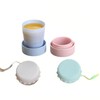 FANBODTA Collapsible Travel Cup 4-Pack, 130ml Foldable Water Cup with