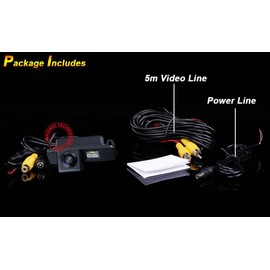 Night Vision Reversing Camera Parking Camera Parking Aid Colour Camera Reversing System Parking Camera Waterproof for Ford Mondeo BA7 from 2007 / Focus II Facelift C/Kuga from 2008/S-Max from 2006