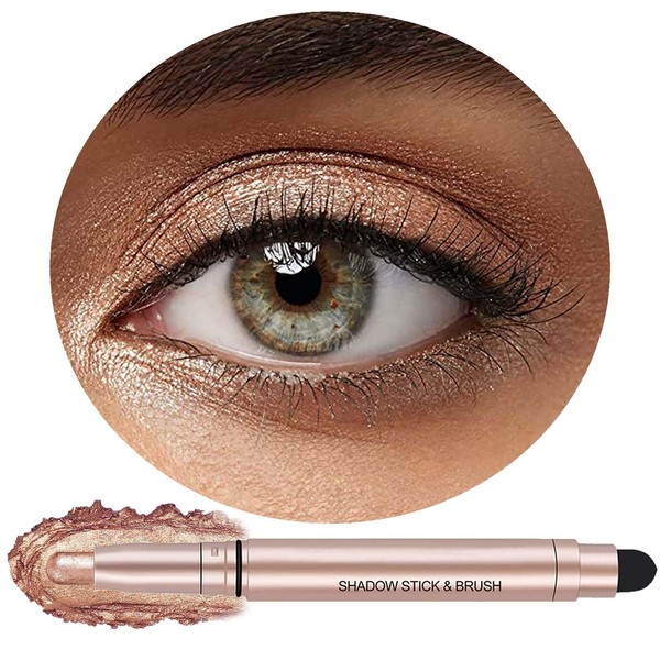 Qeetvia Eyeshadow Stick Makeup, Waterproof Hypoallergenic Long Lasting Cream Eye