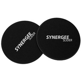 iheartsynergee Synergee Deslizamiento Discos Core Sliders. Doble Cara Uso en Alfombra o Pisos de Madera. Abdominal Ejercicio Equipo