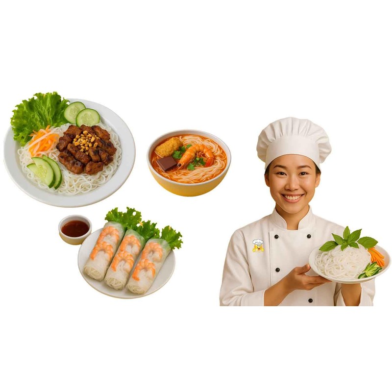 Bun Tuoi Smile - Smile Rice Vermicelli – Bún Đầu