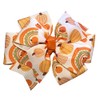 Pumpkin Rainbows Pinwheel Hair Bow