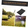 Kisangel 3 Pcs Golf Scorebook Holder Golf Scorecard Protector Stylish