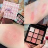 Mini 9 Cool Shade Eyeshadow Palette Black Smokey Matte Glitter
